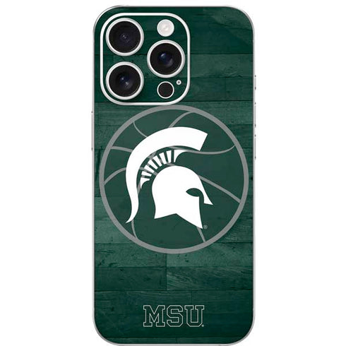 Michigan State University Basketball Courtside iPhone 16 Pro Skin